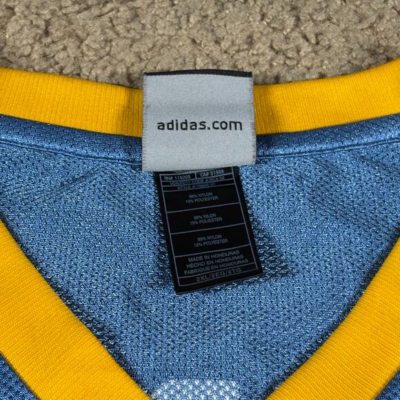 Adidas Denver Nuggets Allen Iverson #3 Jersey Men's Size 2XL NBA Basketball - Picture 8 of 8